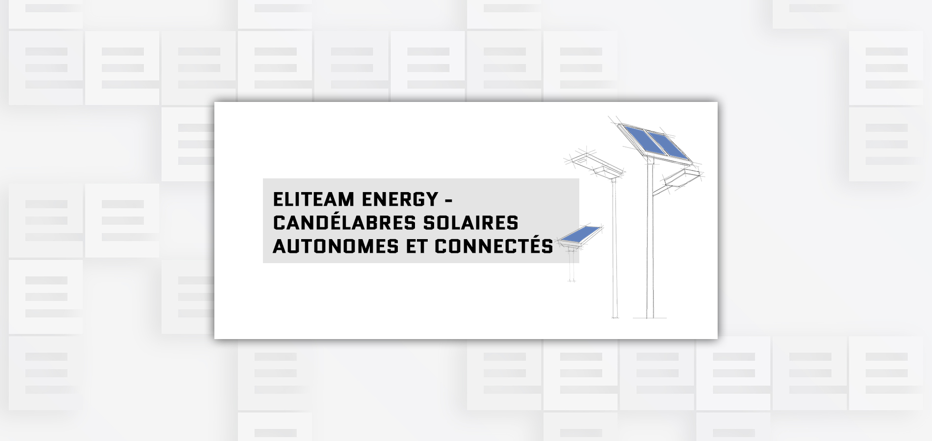 candélabres solaires autonomes connectés